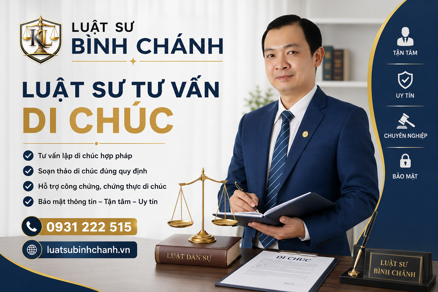 Hướng dẫn viết di chúc hợp pháp đúng quy định mới nhất