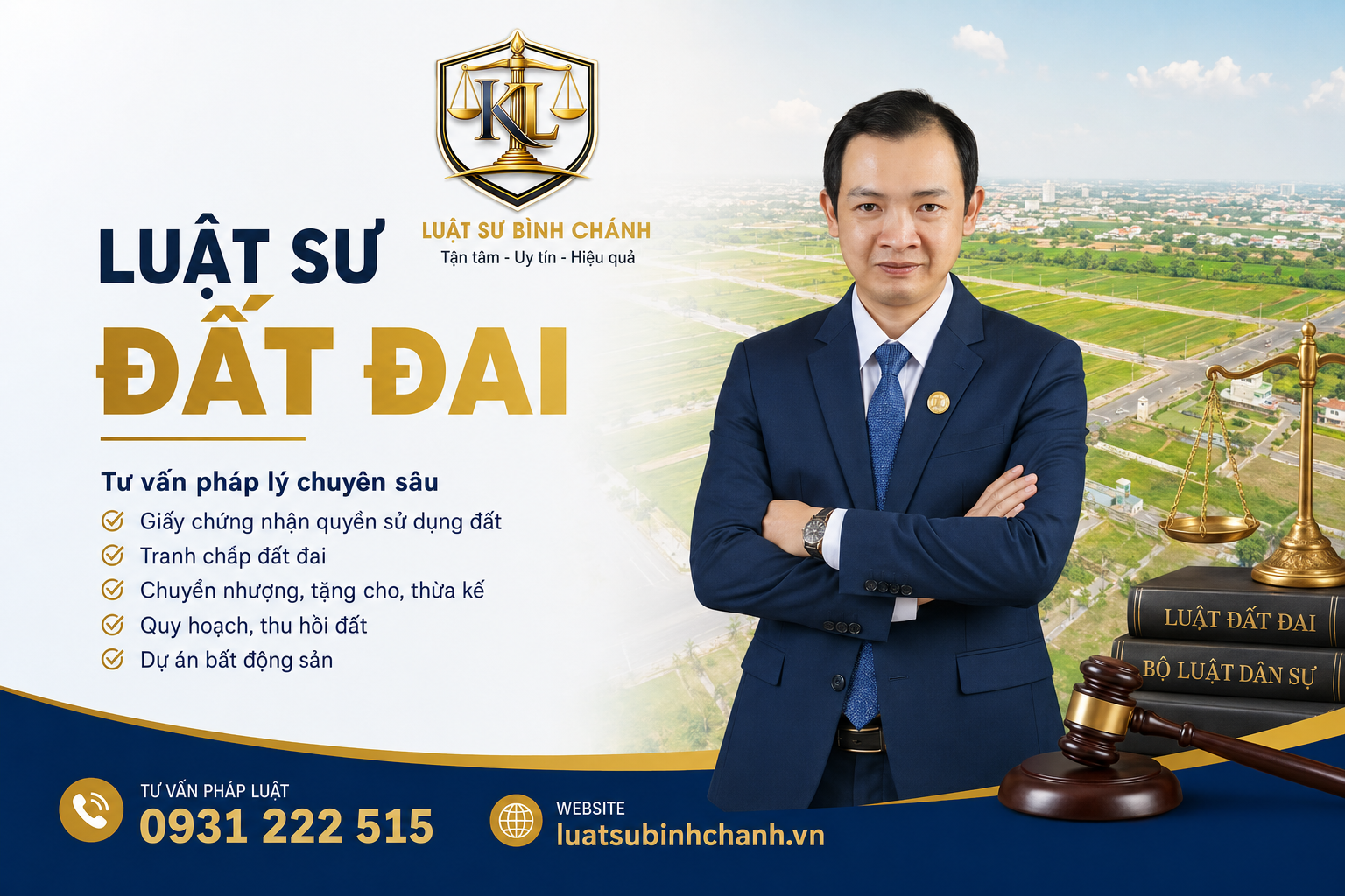 Soạn hợp đồng mua bán đất Bình Chánh