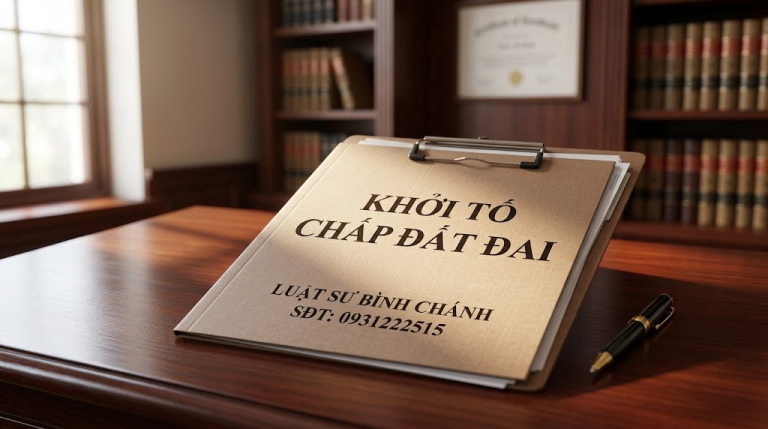 Khởi kiện tranh chấp đất Bình Chánh