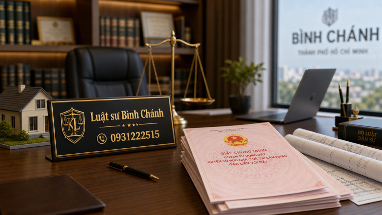 Luật sư xin cấp sổ đỏ Bình Chánh