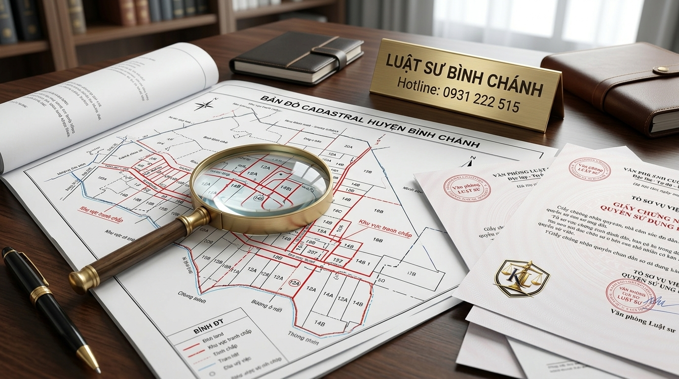 đo đạc lại ranh đất Bình Chánh