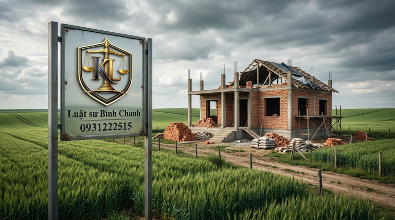 Xử phạt xây nhà trái phép trên đất nông nghiệp