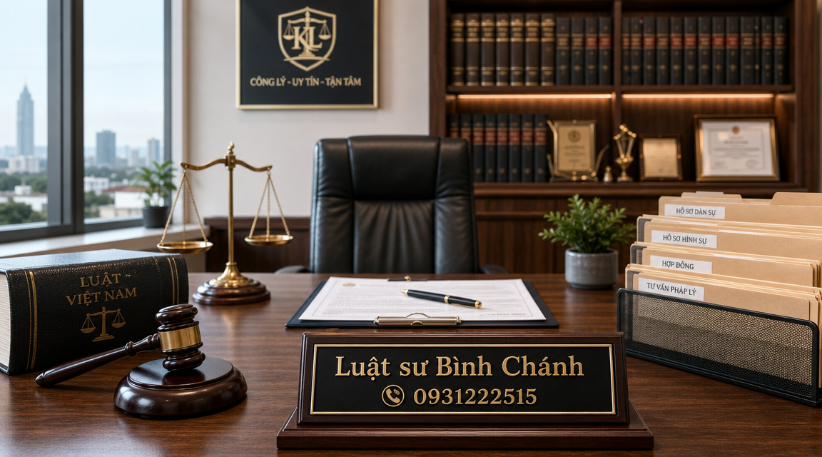 Luật sư bào chữa hình sự tư vấn tại văn phòng