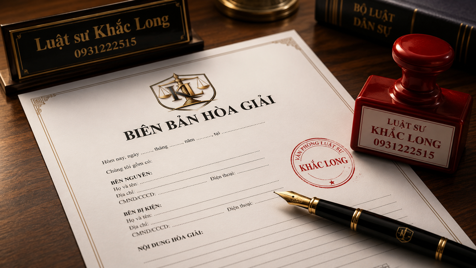 Biên bản hòa giải tranh chấp đất đai tại UBND cấp xã