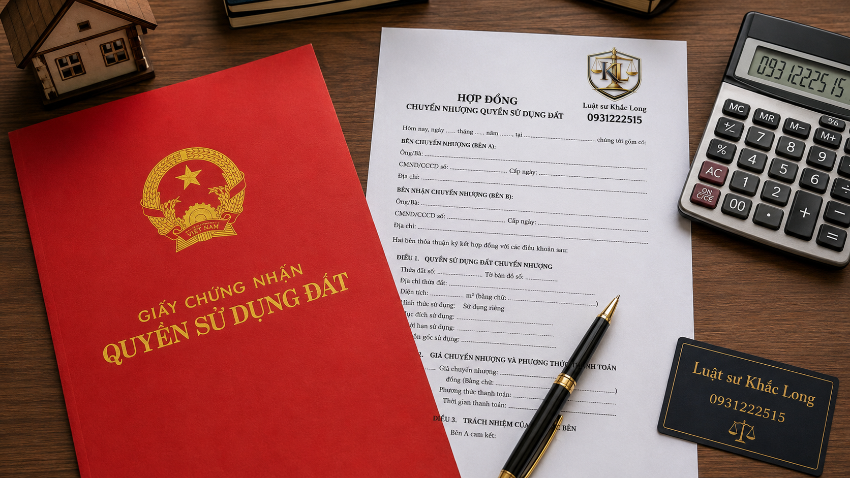 Hồ sơ công chứng hợp đồng chuyển nhượng quyền sử dụng đất