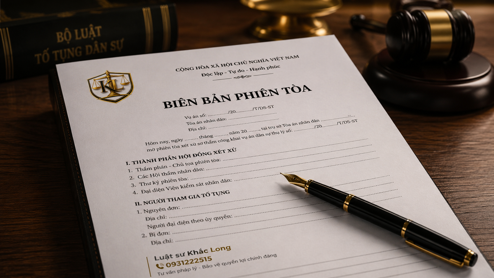 Kiểm tra biên bản phiên tòa hình sự sơ thẩm để bảo vệ quyền lợi